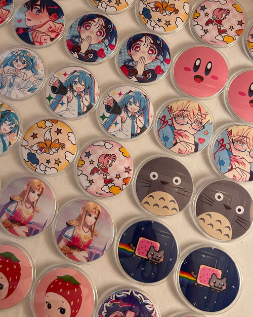 Custom Acrylic Pin Badges